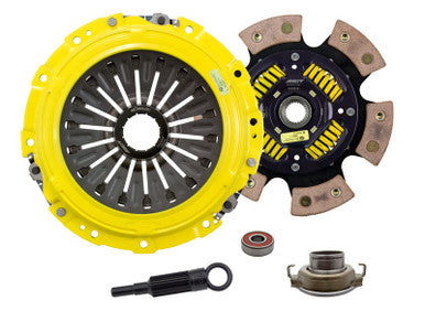 ACT Extreme Race Sprung 6 Pad Clutch Kit with Monoloc For 2004-21 Subaru WRX STI, 07-09 LGT