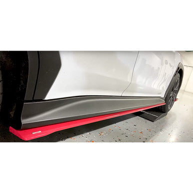 Subaru STI Side Under Spoiler for 2022+ WRX - (Red Finish)
