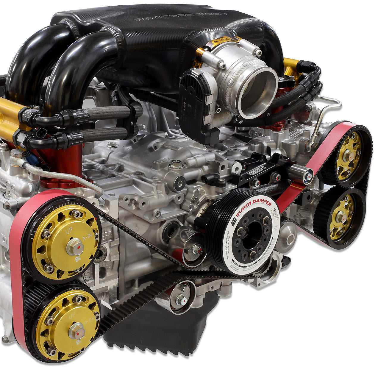 IAG Red Racing Timing Belt for 2002-14 Subaru WRX, 2004-21 STI - Install Image
