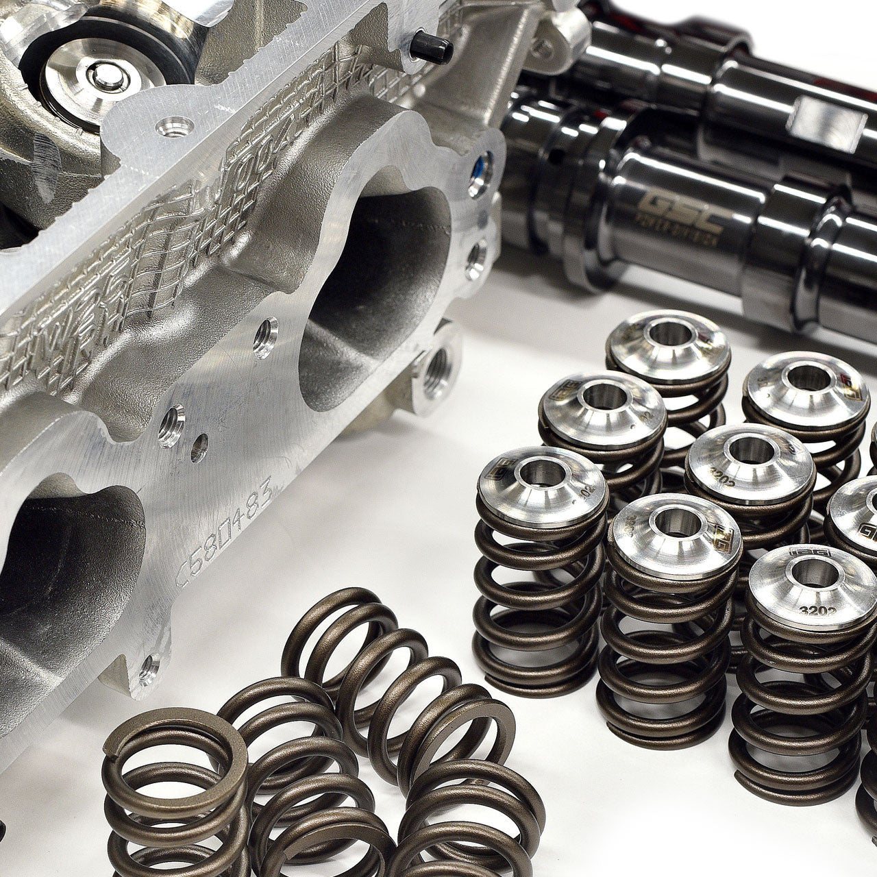 IAG Single Valve Spring and Titanium Retainer Set For Subaru EJ20 & EJ25 Engines