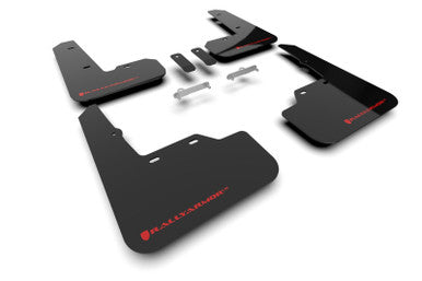 Rally Armor 22-26 Subaru WRX Black UR Mud Flap w/Red Logo - MF92-UR-BLK/RD