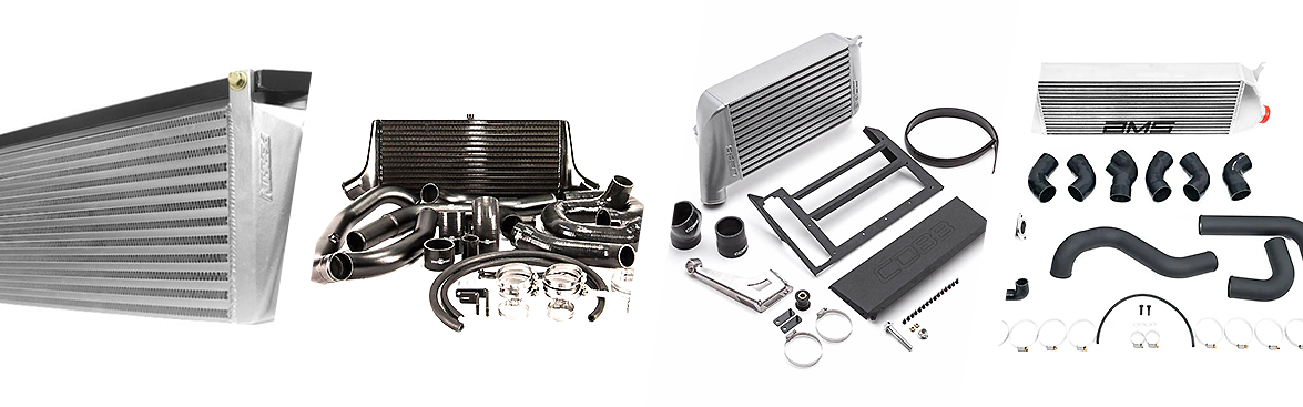Photo collage of Subaru Intercoolers