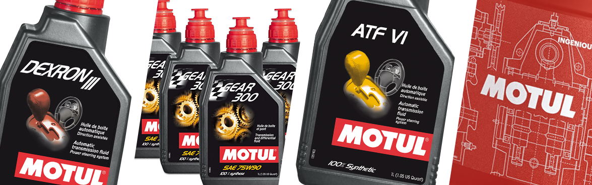 Photo collage of gear oils for Subaru.
