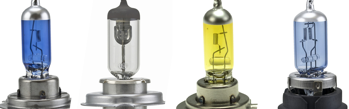 Photo collage of bulbs and LEDs.