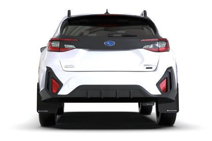 Rally Armor 2024 Subaru Crosstrek Black UR Mud Flap Red Logo - Installed 2