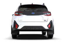 Rally Armor 2024 Subaru Crosstrek Black UR Mud Flap White Logo - Installed