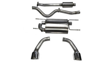Corsa 2012-2025 Scion FRS / Subaru BRZ Polished Sport Cat-Back Exhaust - 14864