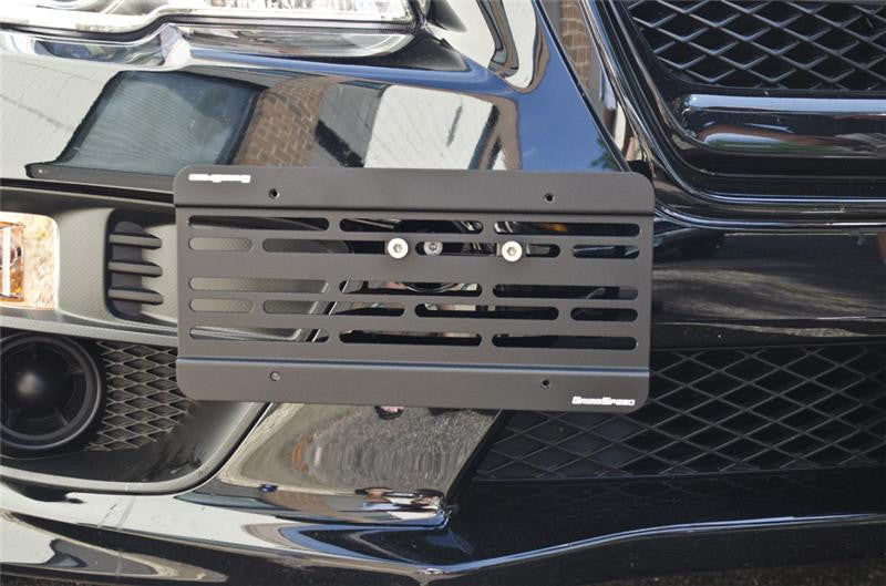 GrimmSpeed License Plate Relocation Kit For 2015-21 Subaru WRX / STI - Mounted