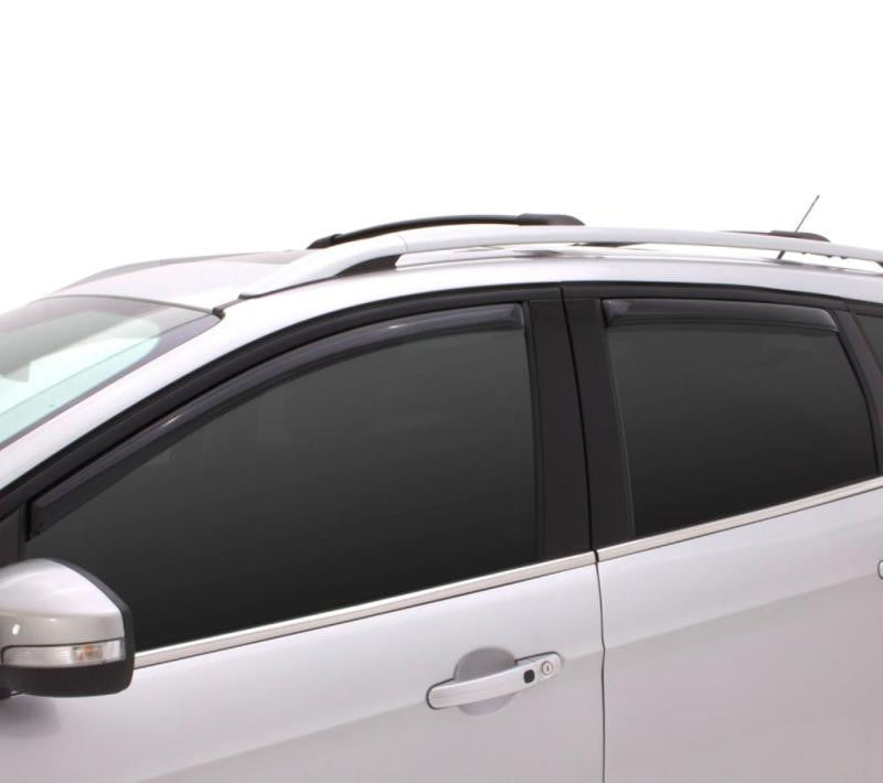 AVS 10-14 Subaru Outback Ventvisor In-Channel Front & Rear Window Deflectors 4pc - Smoke - 194484 - Close-up