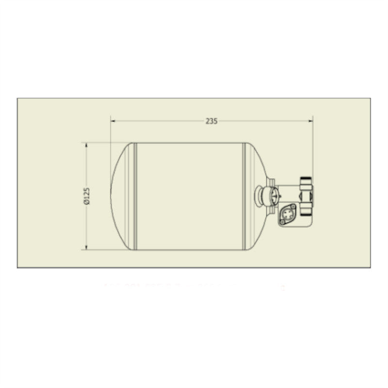 Lifeline Zero 360 FIA 2.25kg Novec 1230 Size