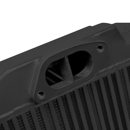 Mishimoto Subaru 08-21 WRX STi Top-Mount Intercooler Kit - Powder Coated Black & Red Hoses - MMTMIC-STI-08BKRD - Inlet