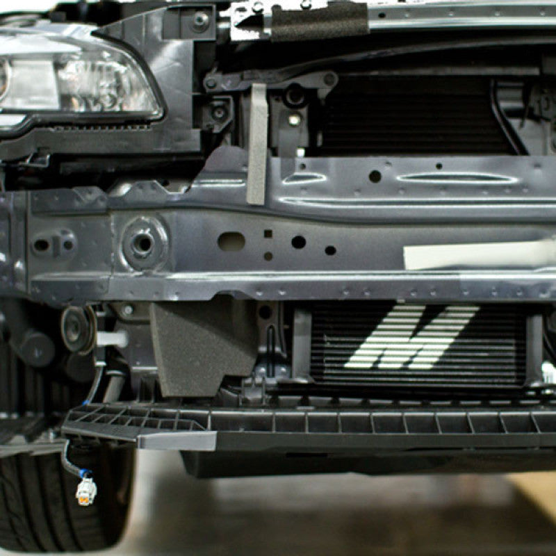 Mishimoto Non-Thermostatic Oil Cooler Kit For 2015-21 Subaru WRX - Black - MMOC-WRX-15BK - Install Close-up