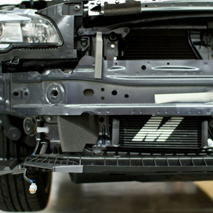 Mishimoto Non-Thermostatic Oil Cooler Kit For 2015-21 Subaru WRX - Black - MMOC-WRX-15BK - Install Close-up