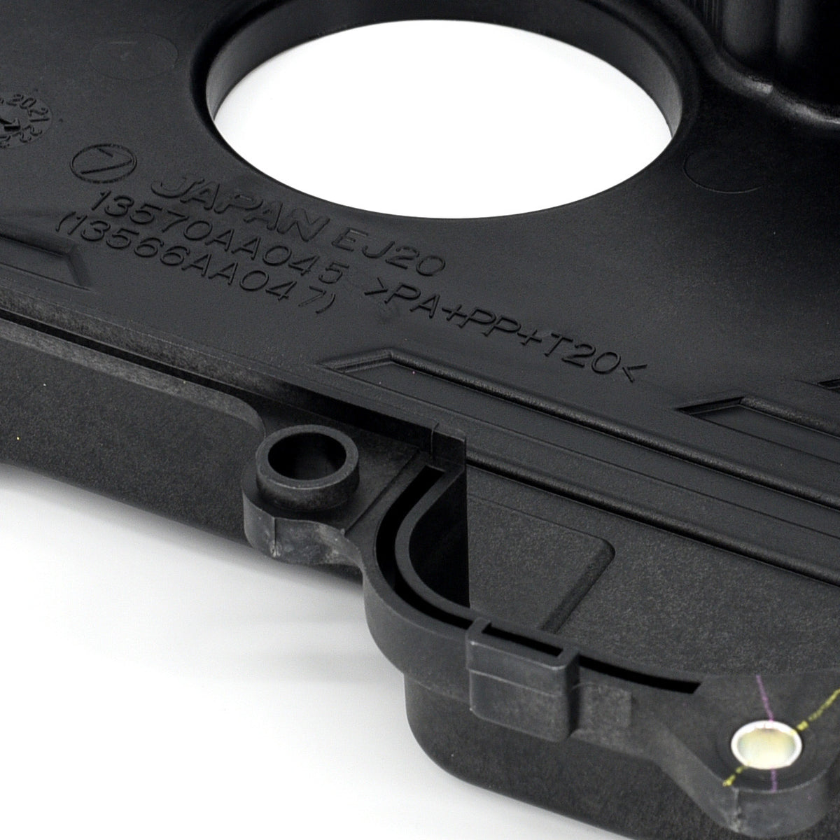 Subaru Center Front EJ20/EJ25 Engine Timing Cover for EJ20/EJ25 WRX, STI, FXT, LGT - Close-up 2