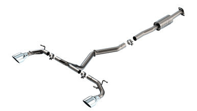 Borla 22-25 Subaru BRZ/Toyota GR86 2.4L RWD AT/MT ATAK Catback Exhaust - Polished Tips - 140910