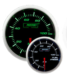 Prosport 52mm Green/White Fuel Pressure Gauge