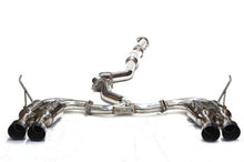Invidia 11-14 Subaru WRX / STI Sedan Gemini/R400 Single Layer Quad Titanium Tip Cat-back Exhaust - HS11STIGM4ST