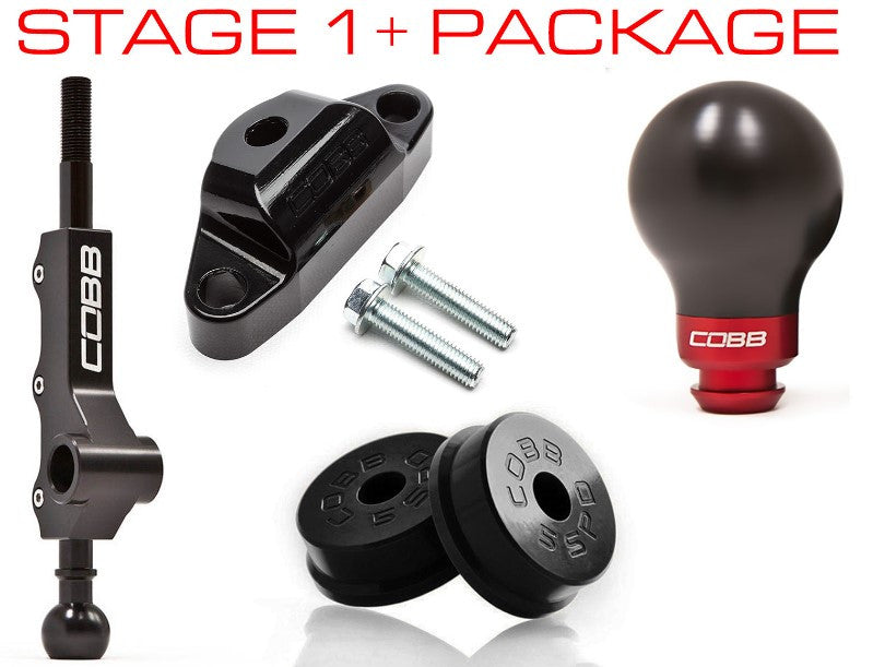 Cobb 5-Speed Stage 1+ Drivetrain Package - Stealth Black