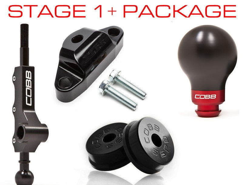 Cobb 5-Speed Stage 1+ Drivetrain Package- Black