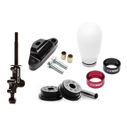 COBB Stage 1+ Drivetrain Package (Tall Weighted Knob) For 2004-21 Subaru STI - White
