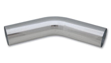 Vibrant 4" O.D. Universal Aluminum Tubing / 45 Degree Bend - Polished (Open Box Special)