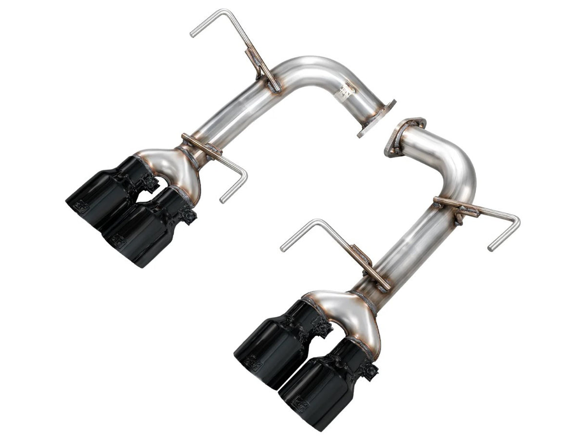 AWE Tuning Track Edition Axleback Exhaust For 2022-25 Subaru VB WRX - Diamond Black Tips