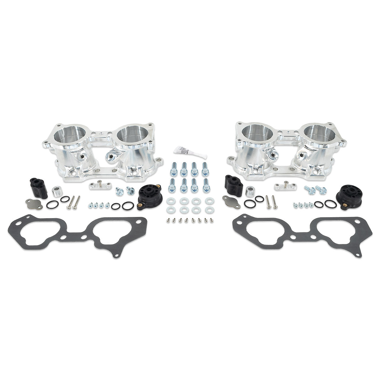 IAG V3 Top Feed TGV Housings with Butterfly Pass Thru (08-14 WRX, 07+ STI, 07-12 LGT, 09-13 FXT)