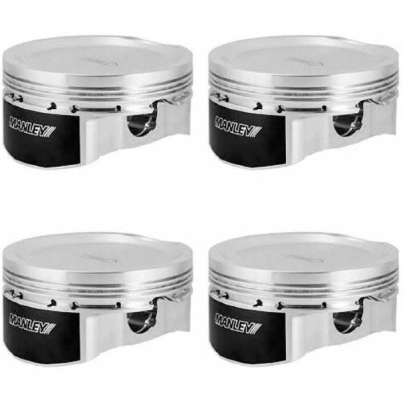 Manley 04+ Subaru WRX STi (EJ257) STD Stroke 99.55mm +.05mm Bore 8.5:1 Dish Piston and Ring Set - 612001C-4