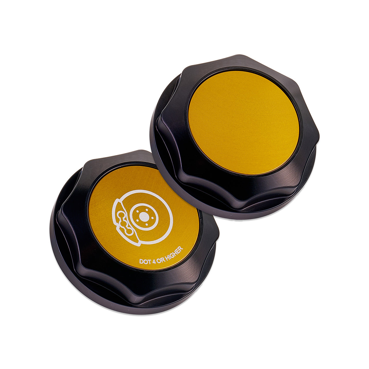 IAG Revolve Brake Fluid Reservoir Cap w/ Anodized Color Accent for 02-26 WRX, 04-21 STI, 05-09 LGT, 04-08 FXT, 13-24 BRZ
