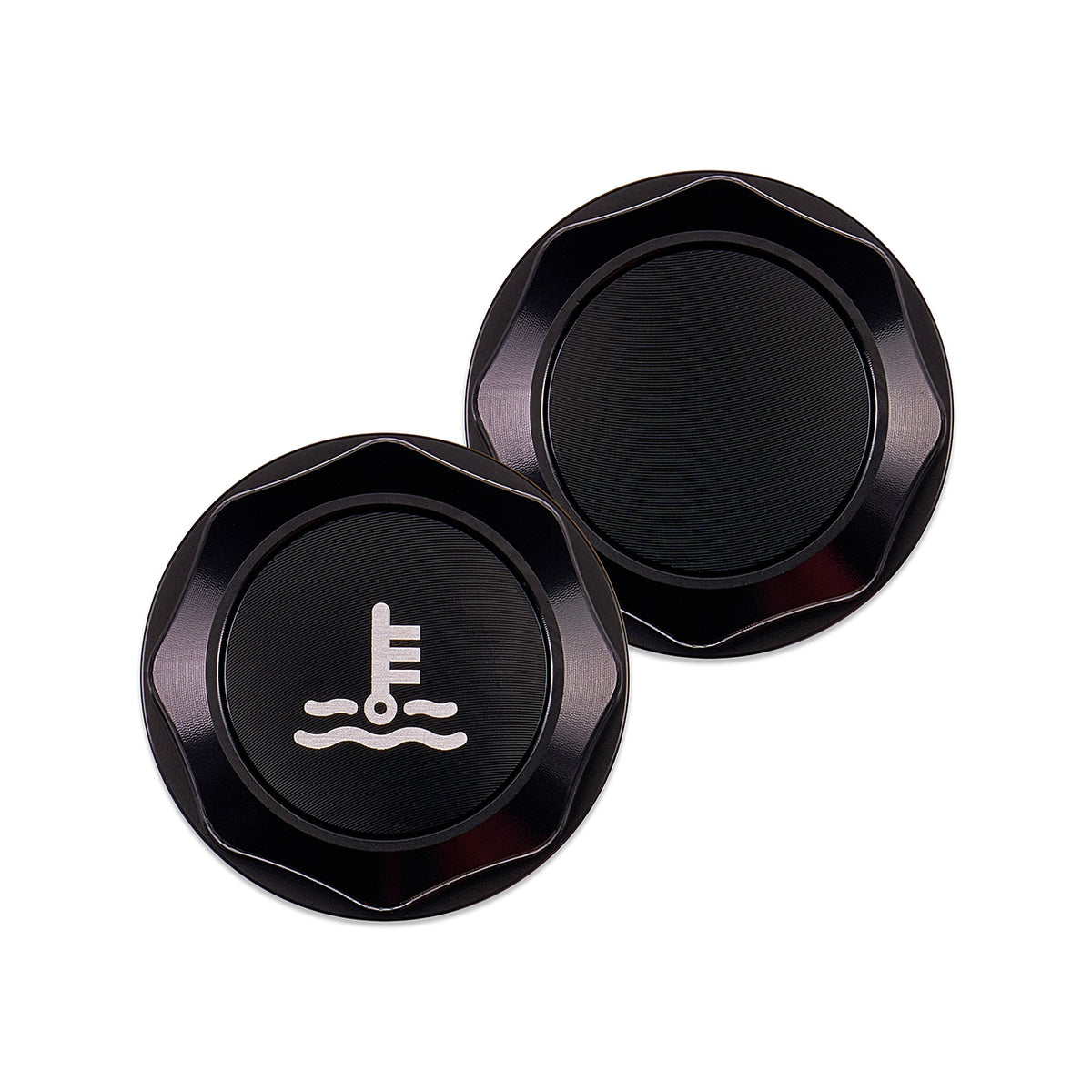 IAG Revolve Coolant Reservoir Cap w/ Anodized Color Accent for 02-26 WRX, 04-21 STI, 05-09 LGT, 04-08 FXT, 13-26 BRZ