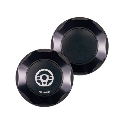 IAG Revolve Power Steering Reservoir Cap w/ Anodized Color Accent for 02-07 WRX, 04-07 STI, 04-08 FXT - Black