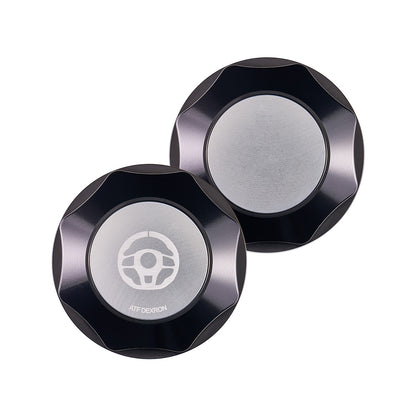 IAG Revolve Power Steering Reservoir Cap w/ Anodized Color Accent for 02-07 WRX, 04-07 STI, 04-08 FXT - Silver