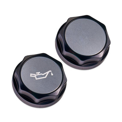 IAG Revolve Engine Oil Fill Cap w/ Anodized Color Accent for 02-26 WRX, 04-21 STI, 05-09 LGT, 04-08 FXT, 13-26 BRZ