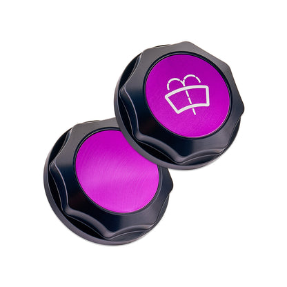 IAG Revolve Washer Fluid Reservoir Cap w/ Anodized Color Accent for 02-21 WRX, 04-21 STI, 05-09 LGT, 04-08 FXT