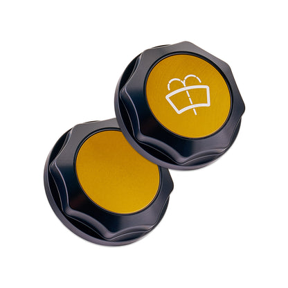 IAG Revolve Washer Fluid Reservoir Cap w/ Anodized Color Accent for 22-26 WRX, 13-26 BRZ