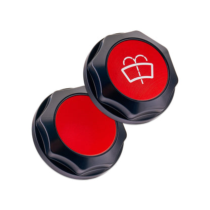 IAG Revolve Washer Fluid Reservoir Cap w/ Anodized Color Accent for 22-26 WRX, 13-26 BRZ