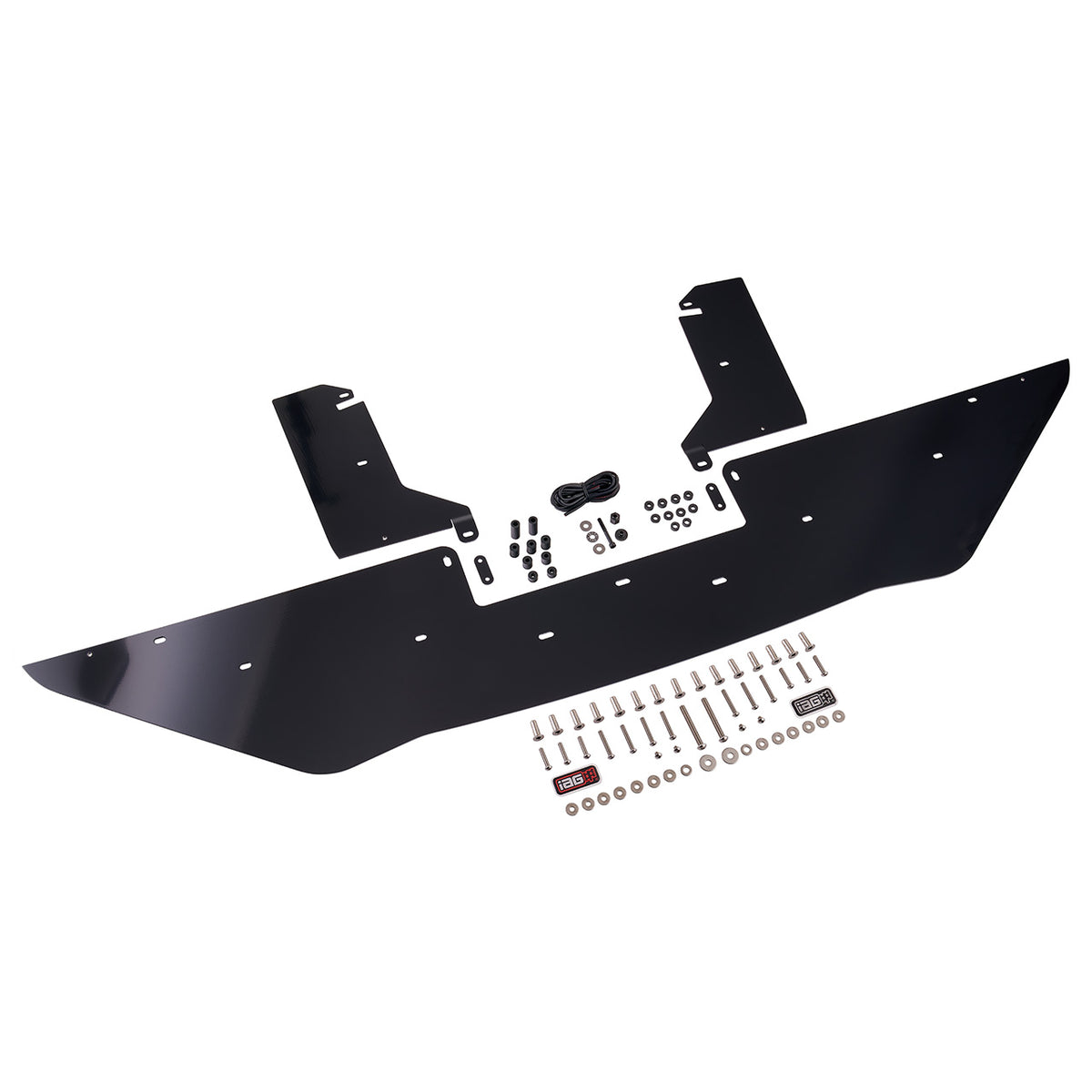 IAG Front Splitter with Straight Endplate Winglets For 2015-21 Subaru WRX & STI