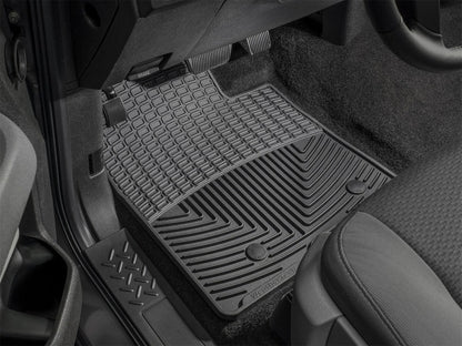WeatherTech 93-01 Subaru Impreza Front & Rear Rubber Mats - Black - W52-W20 - Mounted 1