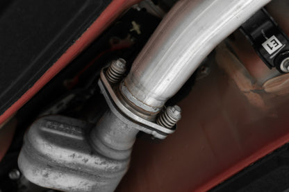 MBRP 12-22 Subaru BRZ 17-22 Toyota GR86 Stainless Steel 3in Cat-Back-Single Rear Exit w Burnt Tip - S48063BE - Close Up