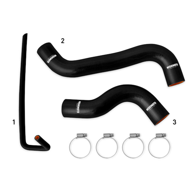 Mishimoto Silicone Radiator Hose Kit For 2015-21 Subaru WRX - Black - MMHOSE-WRX-15BK - Primary
