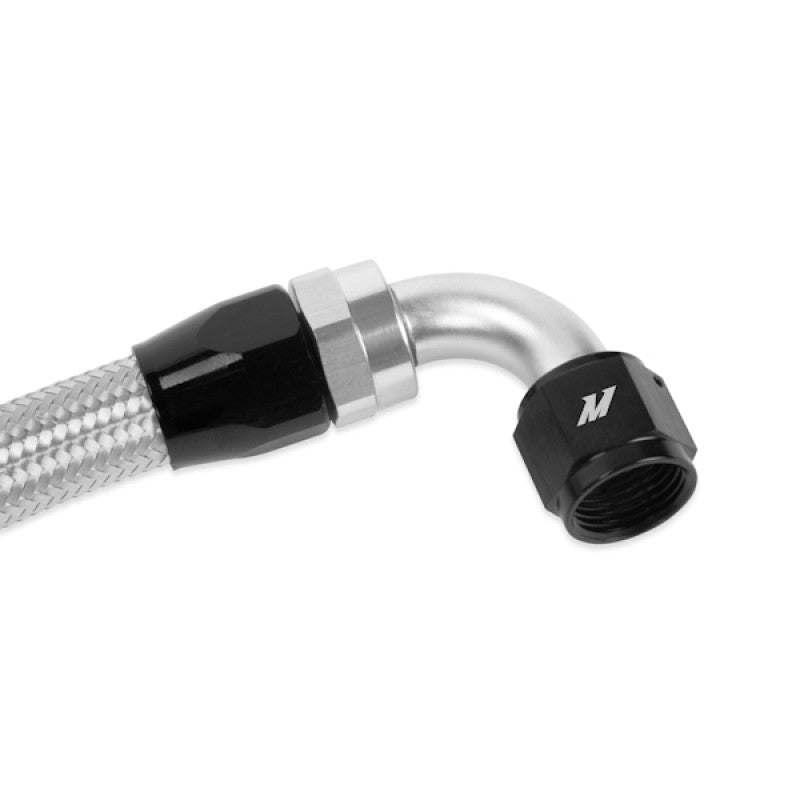 Mishimoto 15-21 Subaru STI Oil Cooler Kit - Black - MMOC-STI-15BK - Hose end