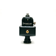 Fuelab 555 Carb Adjustable FPR Blocking 4-12 PSI (1) -8AN In (2) -8AN Out - Black - 55501-1