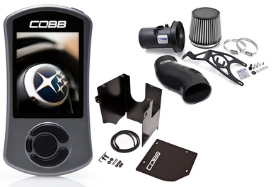 COBB Stage 1+ Power Package w/V3 For 2008-14 Subaru WRX/STI, 09-13 FXT - Black - 615X01P-BK