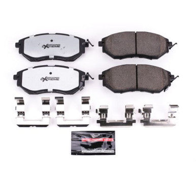 Power Stop Z26 Extreme Street Front Brake Pads w/Hardware For 2015-21 Subaru WRX, 05-12 Legacy GT - Z26-1078