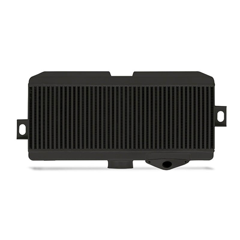 Mishimoto Subaru 08-21 WRX STi Top-Mount Intercooler Kit - Powder Coated Black & Black Hoses - MMTMIC-STI-08BKBK - Close Up