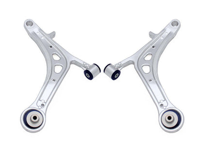 SuperPro 2008 Subaru Impreza WRX STI Front Lower Alloy Control Arm Kit (+Caster) - ALOY0015K