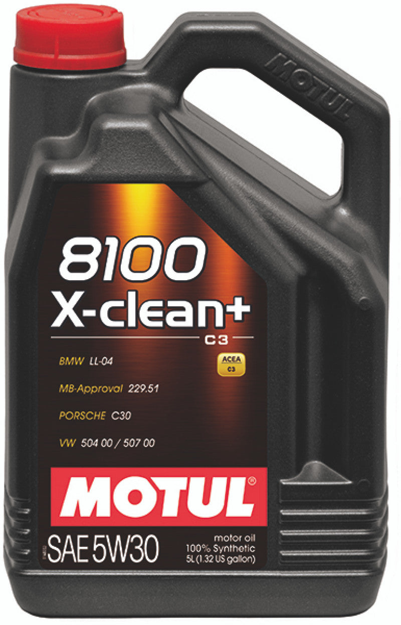 Motul Synthetic Engine Oil 8100 5W30 X-CLEAN Plus 4x5L - 106377