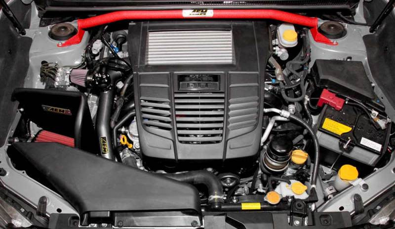 AEM Cold Air Intake System for 2015-21 Subaru WRX 2.0L H4 F/I - 21-732C - Mounted