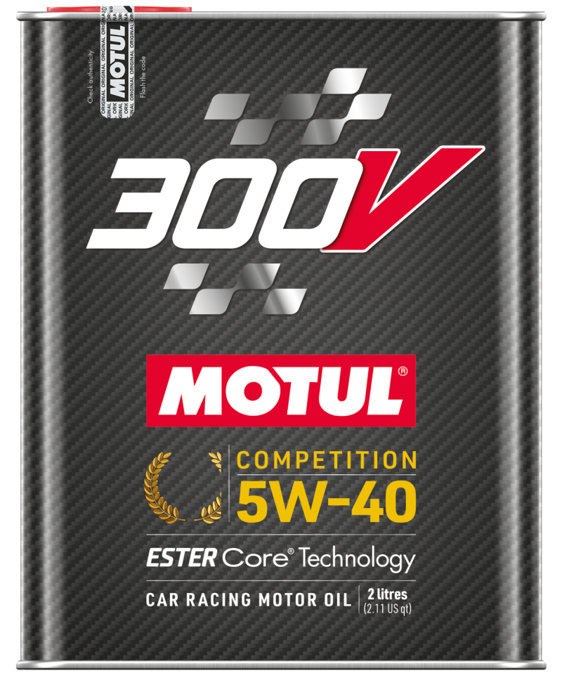 Motul Synthetic-ester Racing Oil 300V COMPETITION 5W40 2L - 110817-1 - Primary