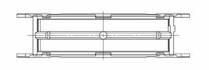 ACL Subaru FA20 Standard Size Main Bearing Set w/ +.002in OD - 5M8312HO/S2-STD - Technical Drawing 3